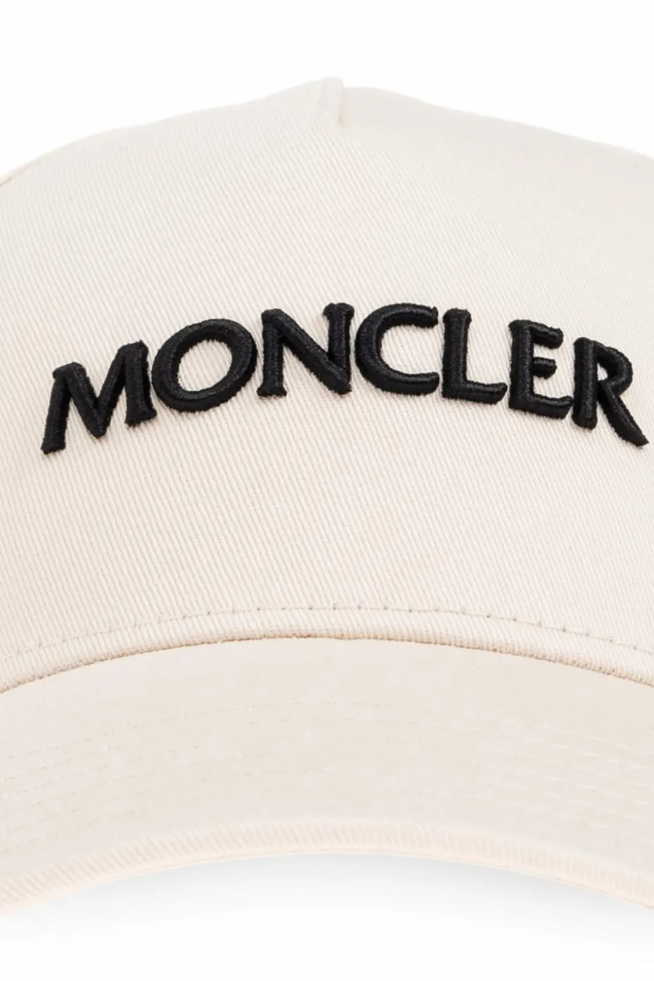 Moncler kremowy Czapka z daszkiem