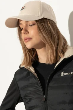 Moncler kremowy Czapka z daszkiem
