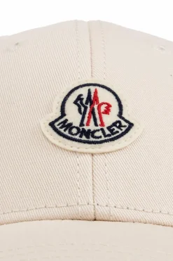 Moncler kremowy Czapka z daszkiem