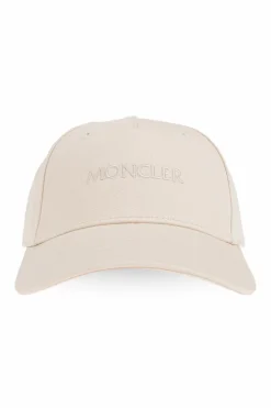 Moncler kremowy Czapka z daszkiem
