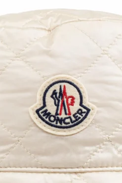 Moncler kremowy Kapelusz z logo