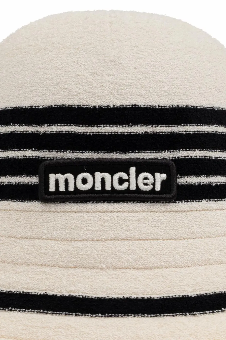 Moncler kremowy Kapelusz z logo