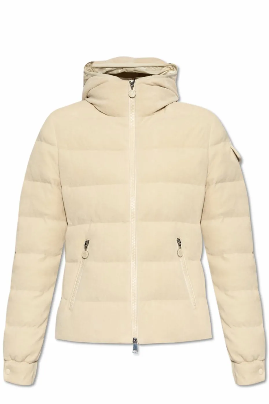 Moncler kremowy Kurtka puchowa `Ivoire`