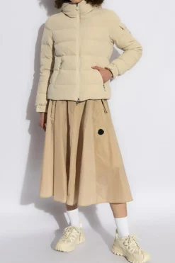 Moncler kremowy Kurtka puchowa `Ivoire`