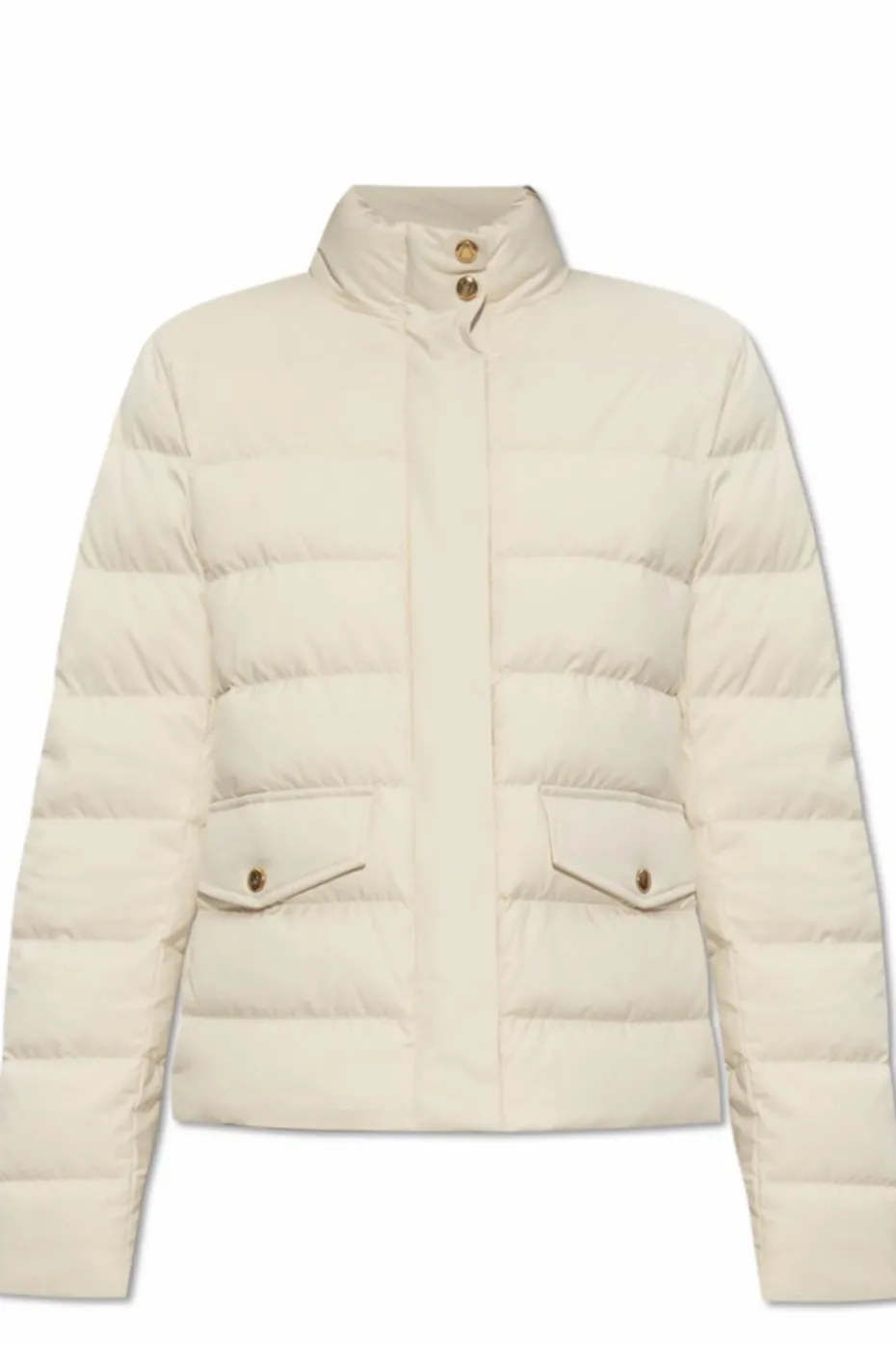 Moncler kremowy Kurtka puchowa `Bessettes`