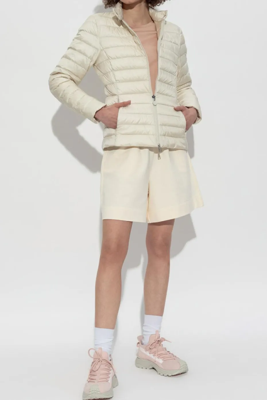 Moncler kremowy Kurtka puchowa `Igelle`