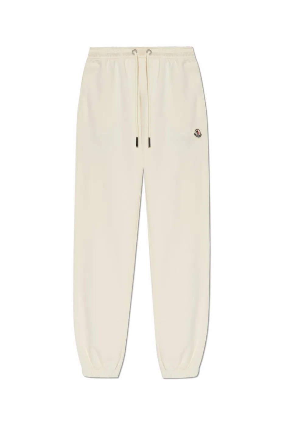 Moncler kremowy Spodnie dresowe z logo