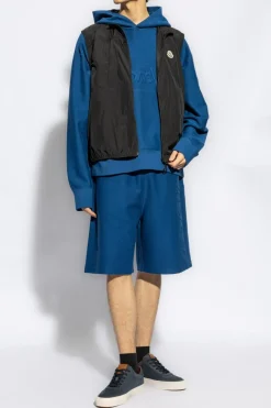 Moncler NIEBIESKI Bluza z kapturem