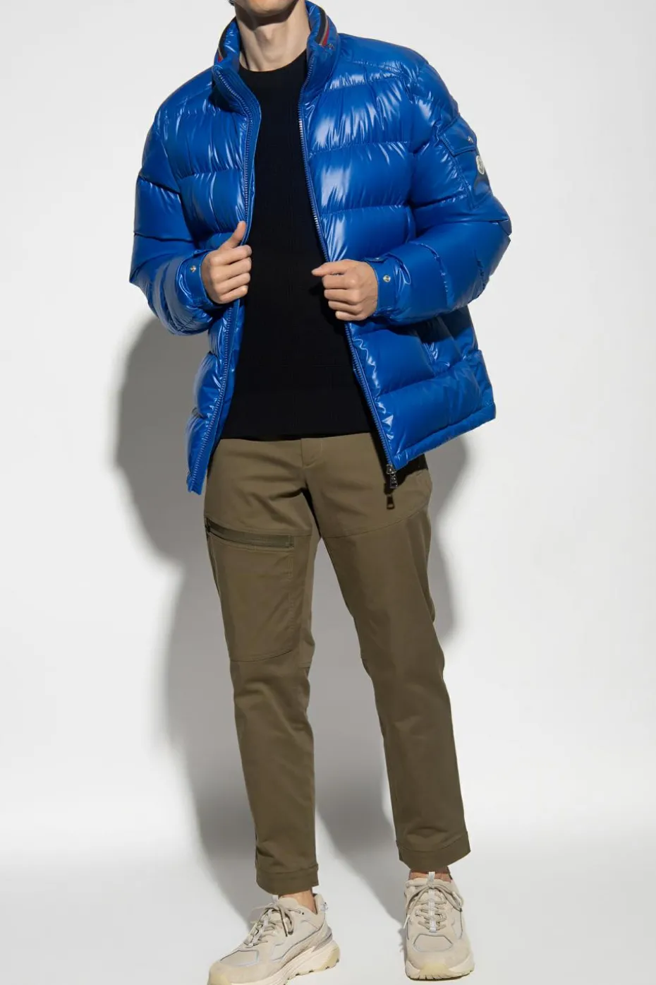 Moncler NIEBIESKI Kurtka puchowa ‘Bourne’