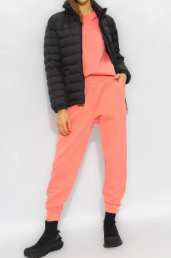Moncler RÓŻOWY Bawełniane spodnie dresowe