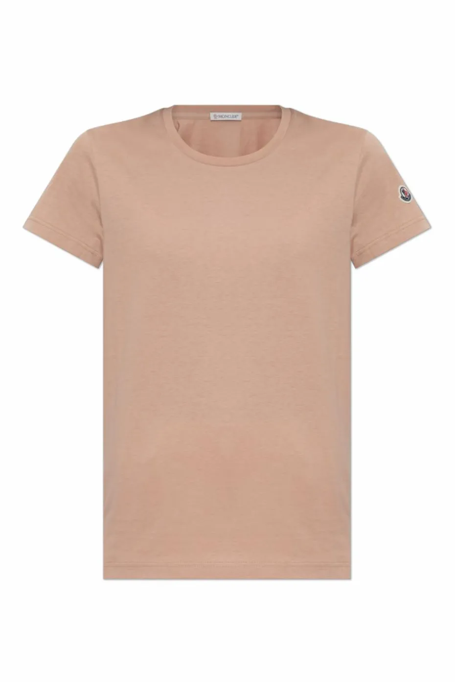 Moncler RÓŻOWY Bawełniany t-shirt