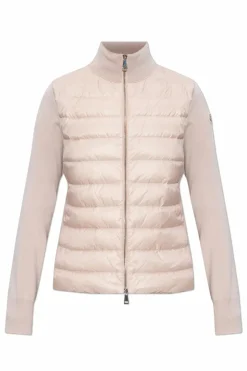 Moncler RÓŻOWY Kardigan ze stójką