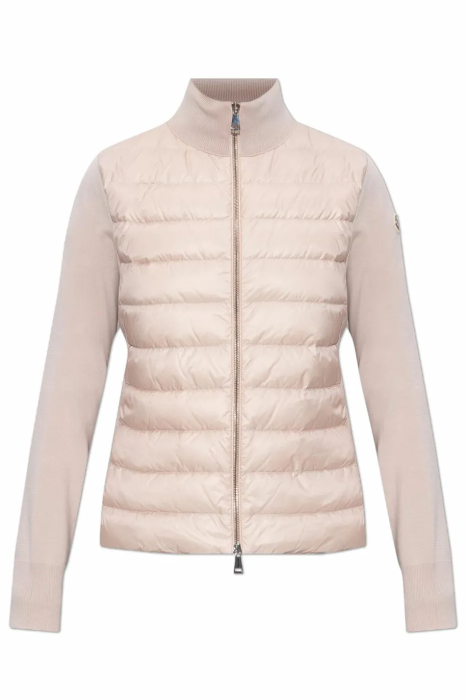 Moncler RÓŻOWY Kardigan ze stójką