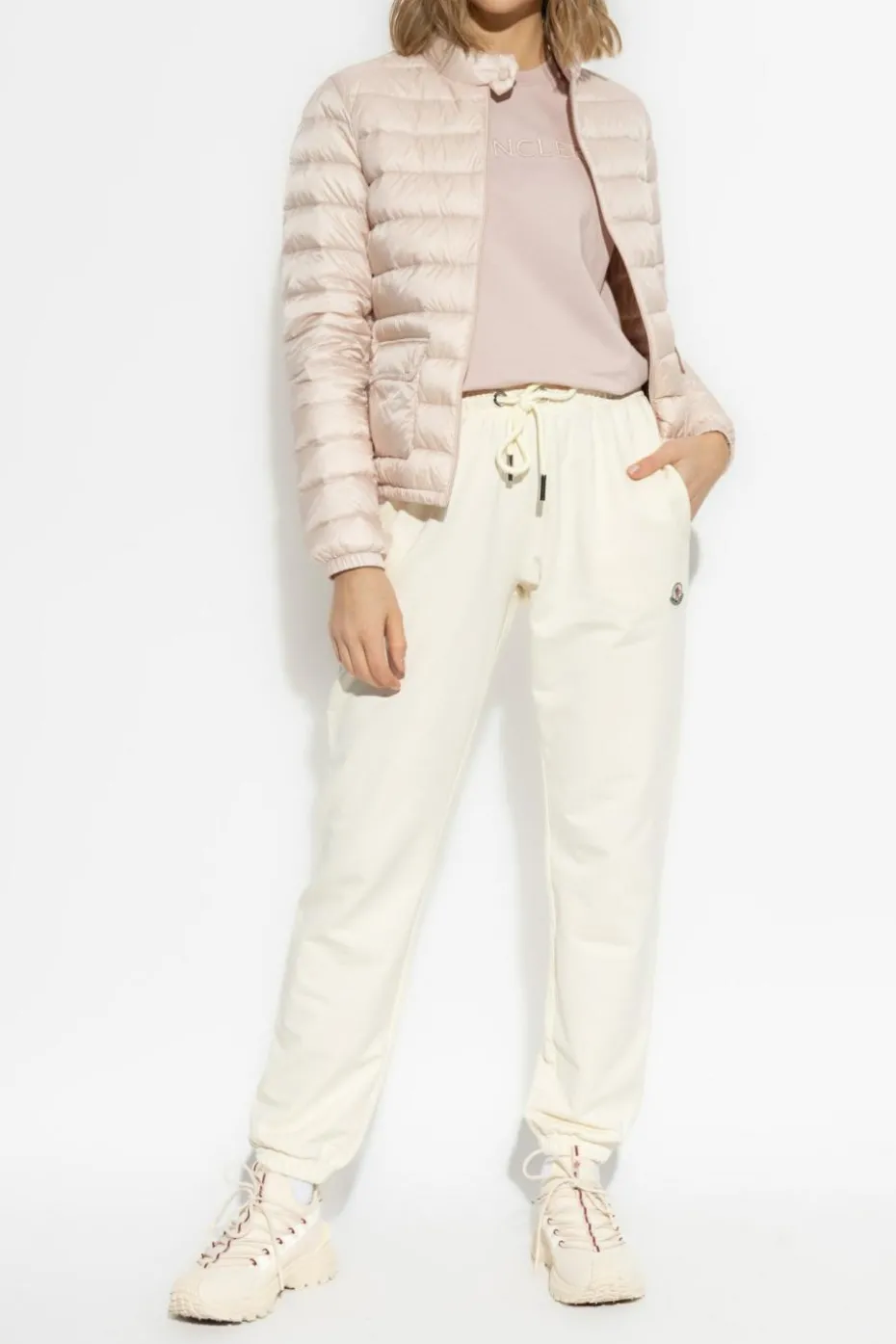 Moncler RÓŻOWY Kurtka puchowa `Lans`