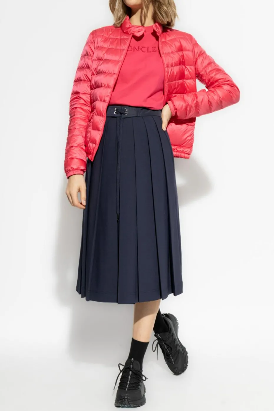 Moncler RÓŻOWY Kurtka puchowa `Lans`