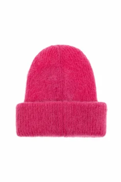 Moncler RÓŻOWY Moherowa czapka