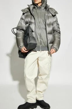 Moncler SZARY Kurtka puchowa `Poiliot`