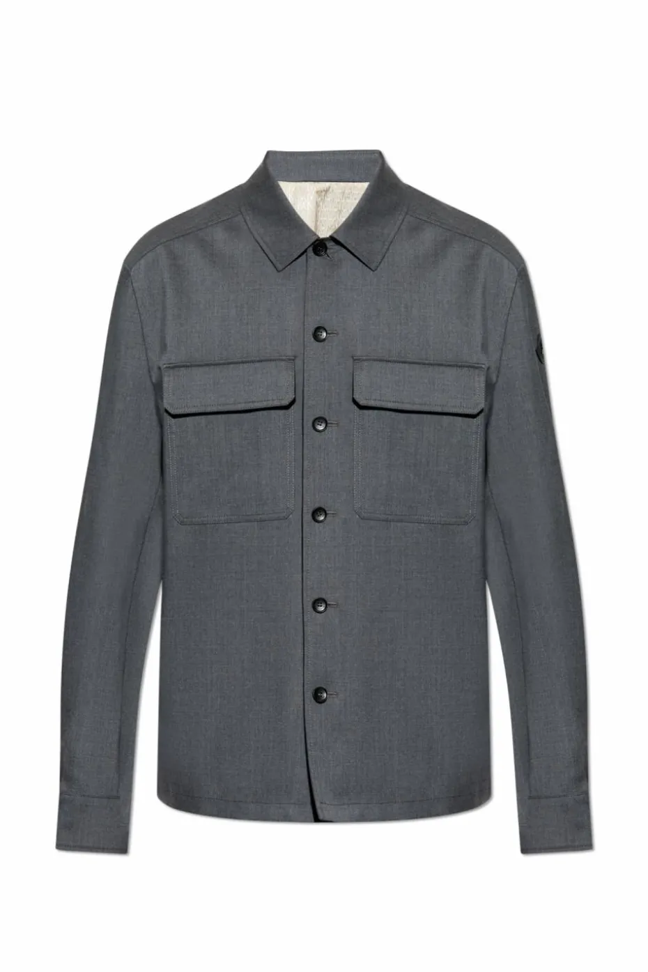 Moncler SZARY Wełniana koszula