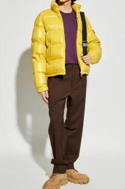 Moncler ŻÓŁTY Kurtka puchowa `Levitha`