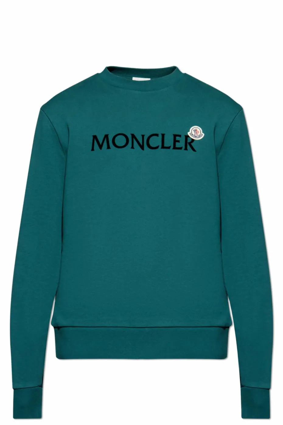 Moncler ZIELONY Bluza z logo