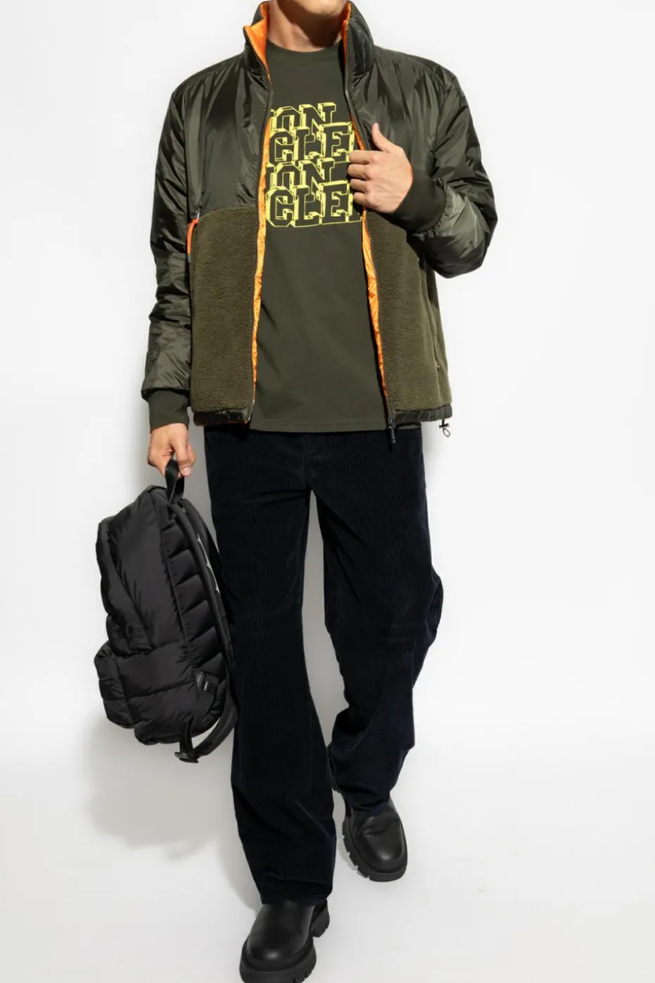 Moncler ZIELONY Dwustronna kurtka `Vallorch`
