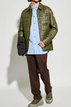 Moncler ZIELONY Ocieplana kurtka `Madiere`