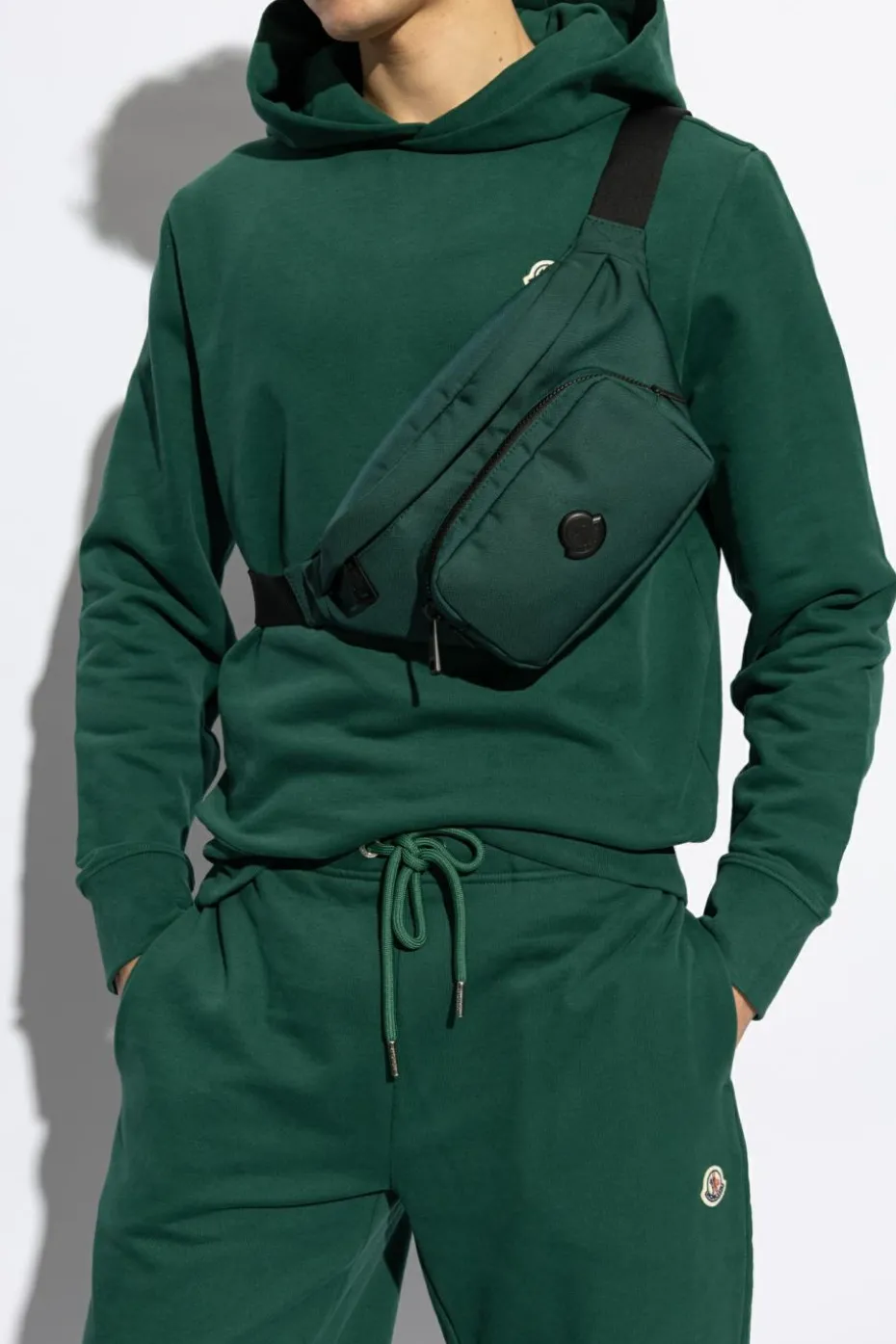 Moncler ZIELONY Torba na pas