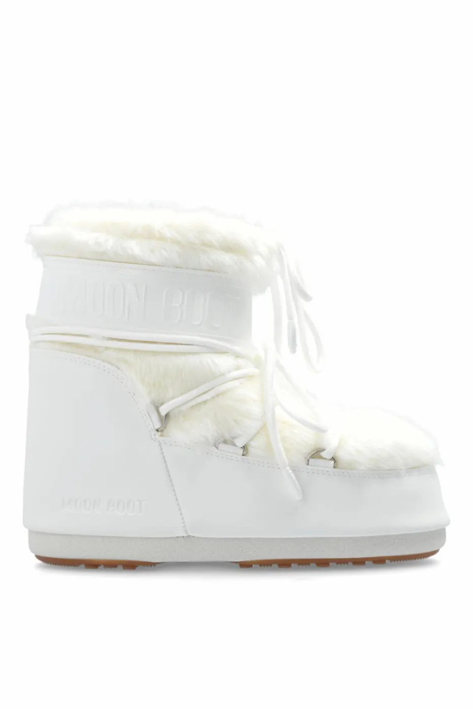 Moon Boot BIAŁY Śniegowce `Icon Low Faux Fur`