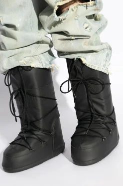 Moon Boot CZARNY Śniegowce `Icon Rubber`