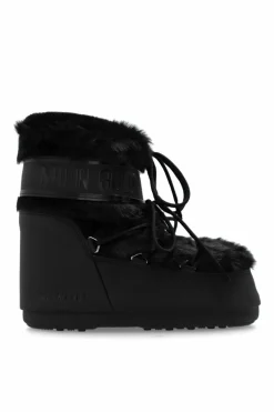 Moon Boot CZARNY Śniegowce `Icon Low Faux Fur`