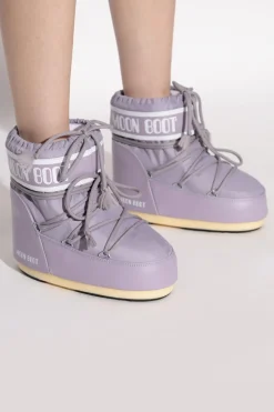 Moon Boot FIOLETOWY Śniegowce ‘Icon Low Nylon’