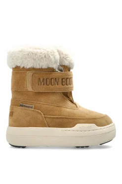 Moon Boot Kids beżowy Śniegowce ‘JR Park Strap’