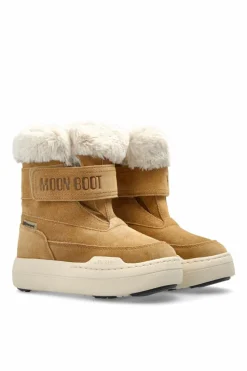 Moon Boot Kids beżowy Śniegowce ‘JR Park Strap’