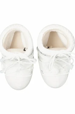 Moon Boot Kids BIAŁY Śniegowce ‘Icon Low Nylon’