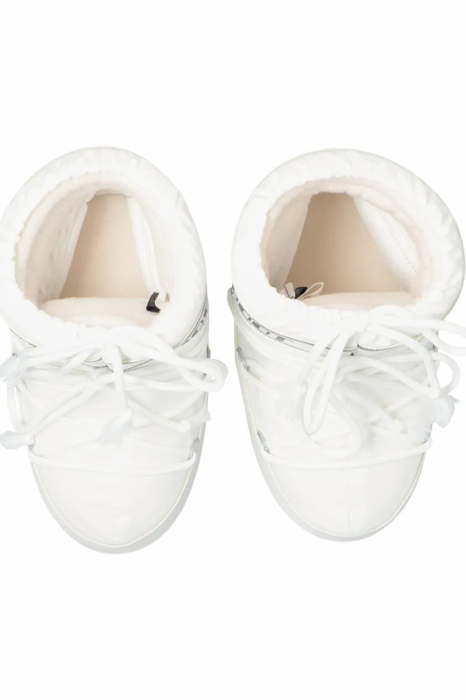 Moon Boot Kids BIAŁY Śniegowce ‘Icon Low Nylon’