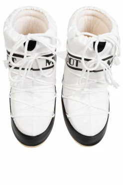 Moon Boot Kids BIAŁY Śniegowce `Icon Nylon`