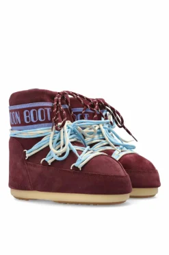 Moon Boot Kids BORDO Śniegowce ‘Icon Low Suede’