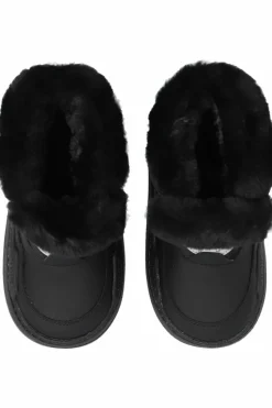 Moon Boot Kids CZARNY Śniegowce `Jr Parc Strap`