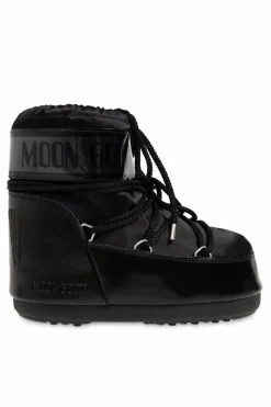 Moon Boot Kids CZARNY Śniegowce `Icon Low Glance`