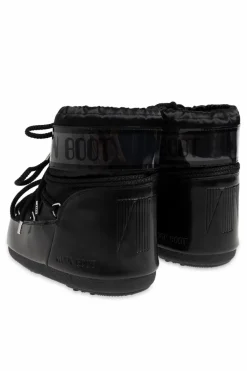 Moon Boot Kids CZARNY Śniegowce `Icon Low Glance`
