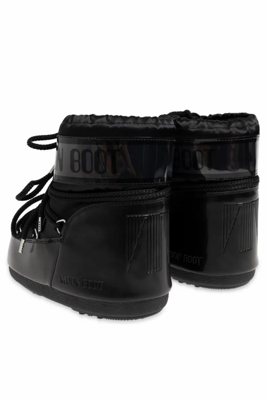 Moon Boot Kids CZARNY Śniegowce `Icon Low Glance`