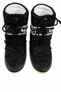 Moon Boot Kids CZARNY Śniegowce `Icon Nylon`