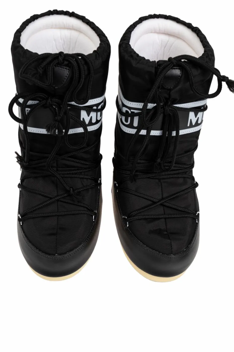 Moon Boot Kids CZARNY Śniegowce `Icon Nylon`