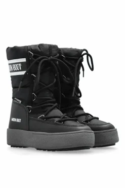 Moon Boot Kids CZARNY Śniegowce `MB JTRACK BOOT`