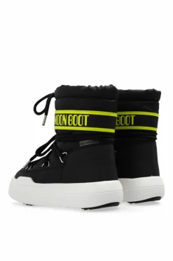 Moon Boot Kids CZARNY Śniegowce `Jr Park Boot`
