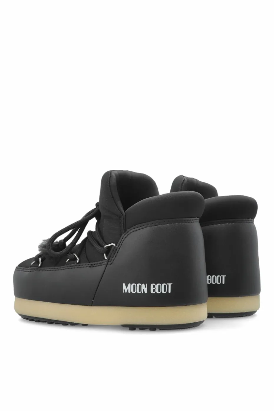 Moon Boot Kids CZARNY Śniegowce ‘ECX Pumps Nylon’