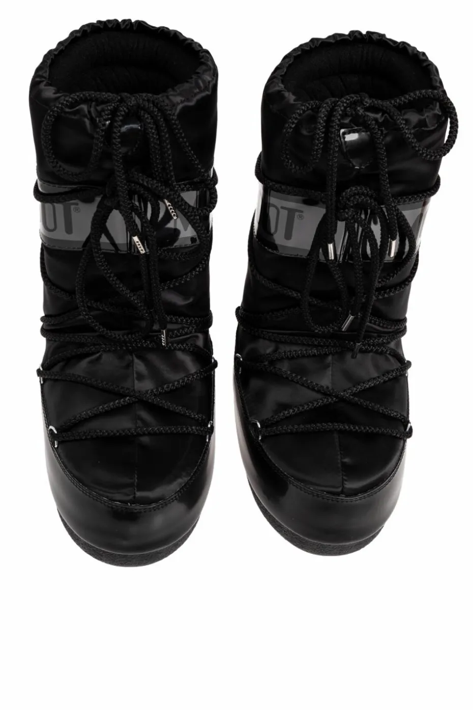 Moon Boot Kids CZARNY Śniegowce `Icon Low Glance`