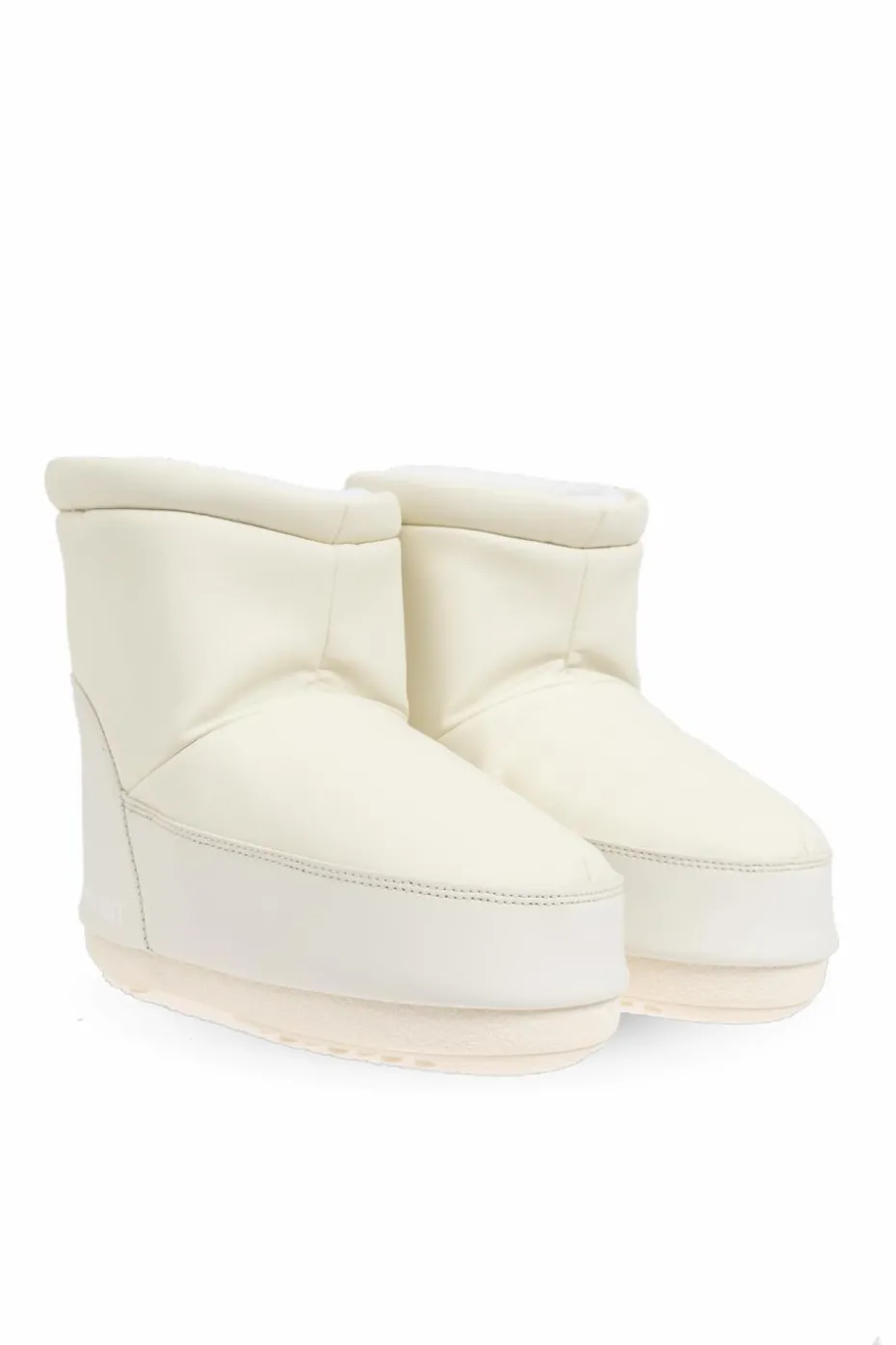 Moon Boot Kids kremowy Śniegowce `Icon Low Nolace Rubber`