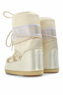 Moon Boot Kids kremowy Śniegowce ‘Icon Pearly’