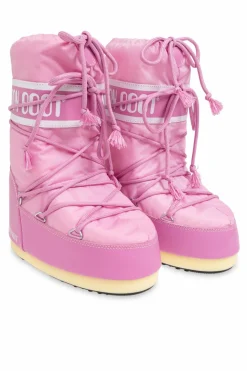 Moon Boot Kids RÓŻOWY Śniegowce `Icon Nylon`